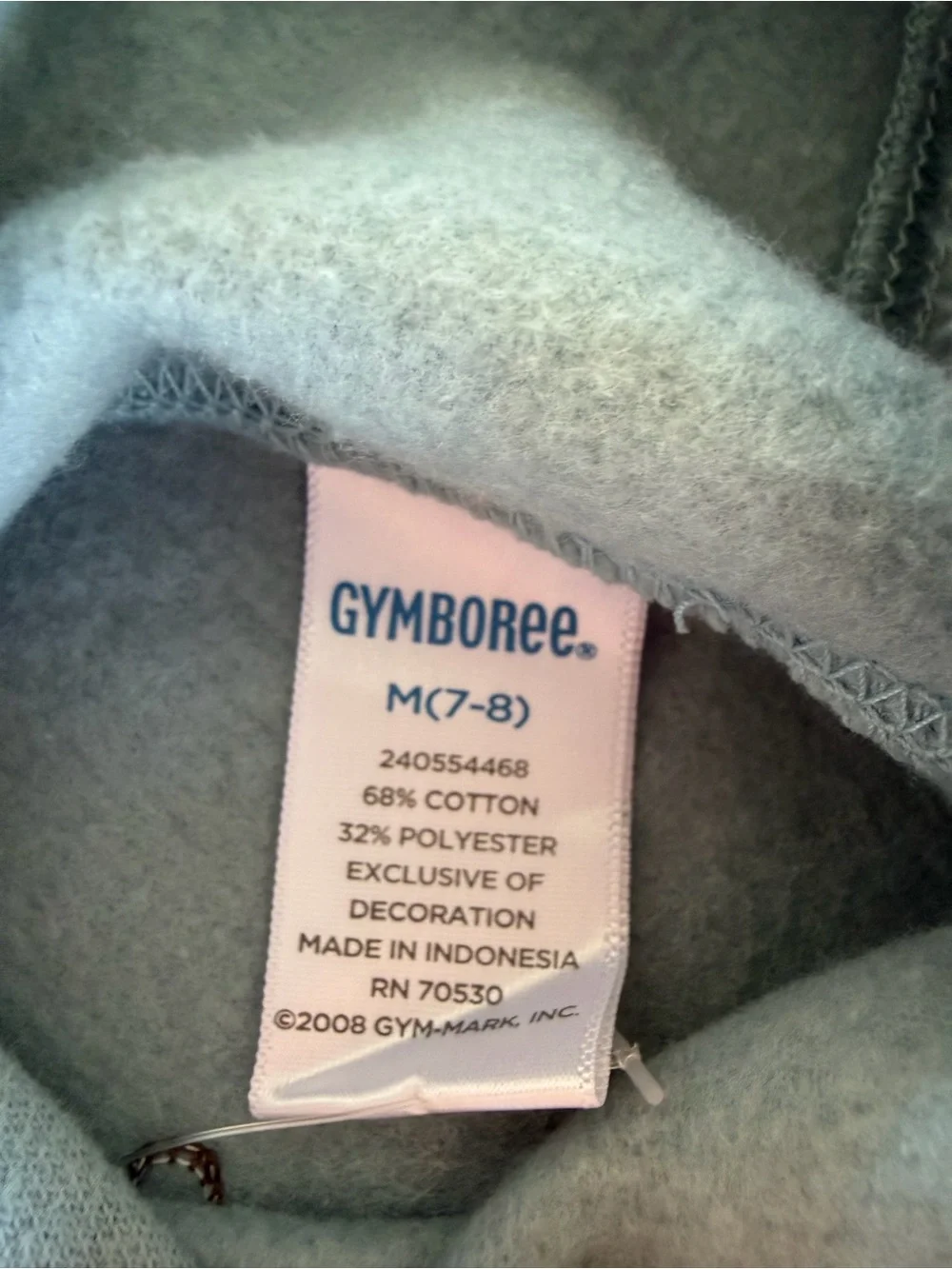 NWT Gymboree Light Blue Kids Hoodie